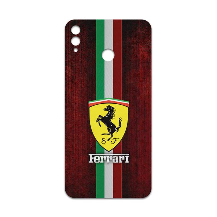 برچسب پوششی ماهوت مدل Ferrari مناسب برای گوشی موبایل آنر 8X Max MAHOOT Ferrari Cover Sticker for Honor 8X Max